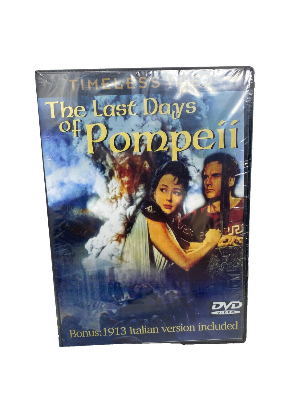 The Last Days of Pompeii DVD 1959 Steve Reeves Sergio Leone Timeless Video